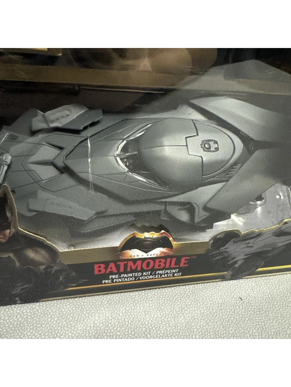 Batman vs Superman Batmobile 1:24 Model Kit Jada Primer Black 9